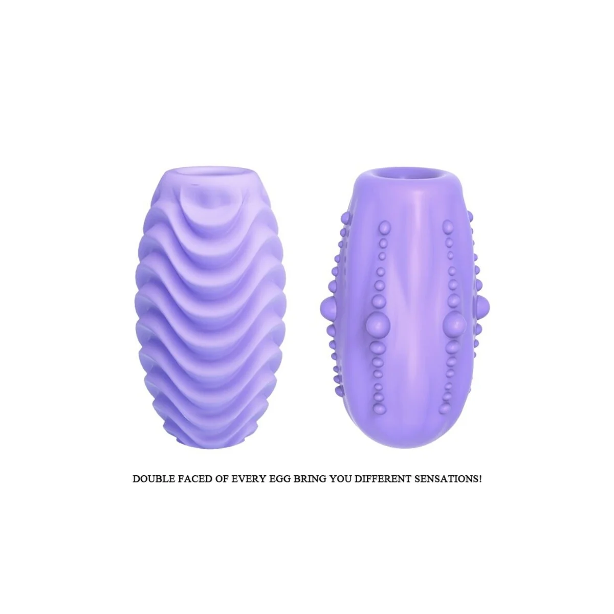 Doppelseitiges Lila Masturbator-Ei von Pretty Love Male kaufen | Fesselliebe