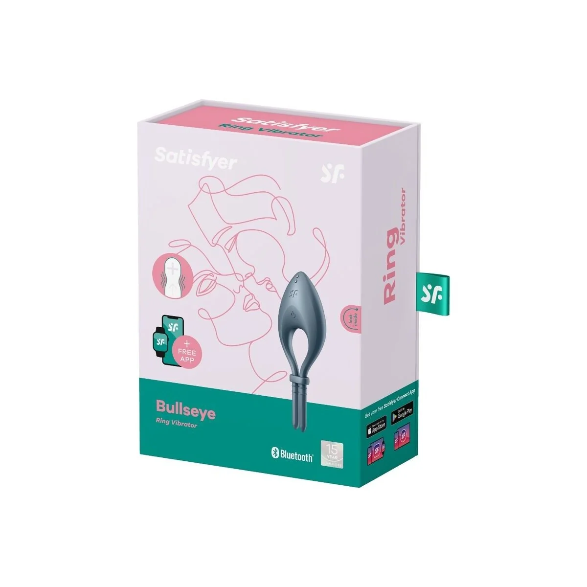 Bullseye Ring Vibrator App Grau von Satisfyer Ring kaufen | Fesselliebe