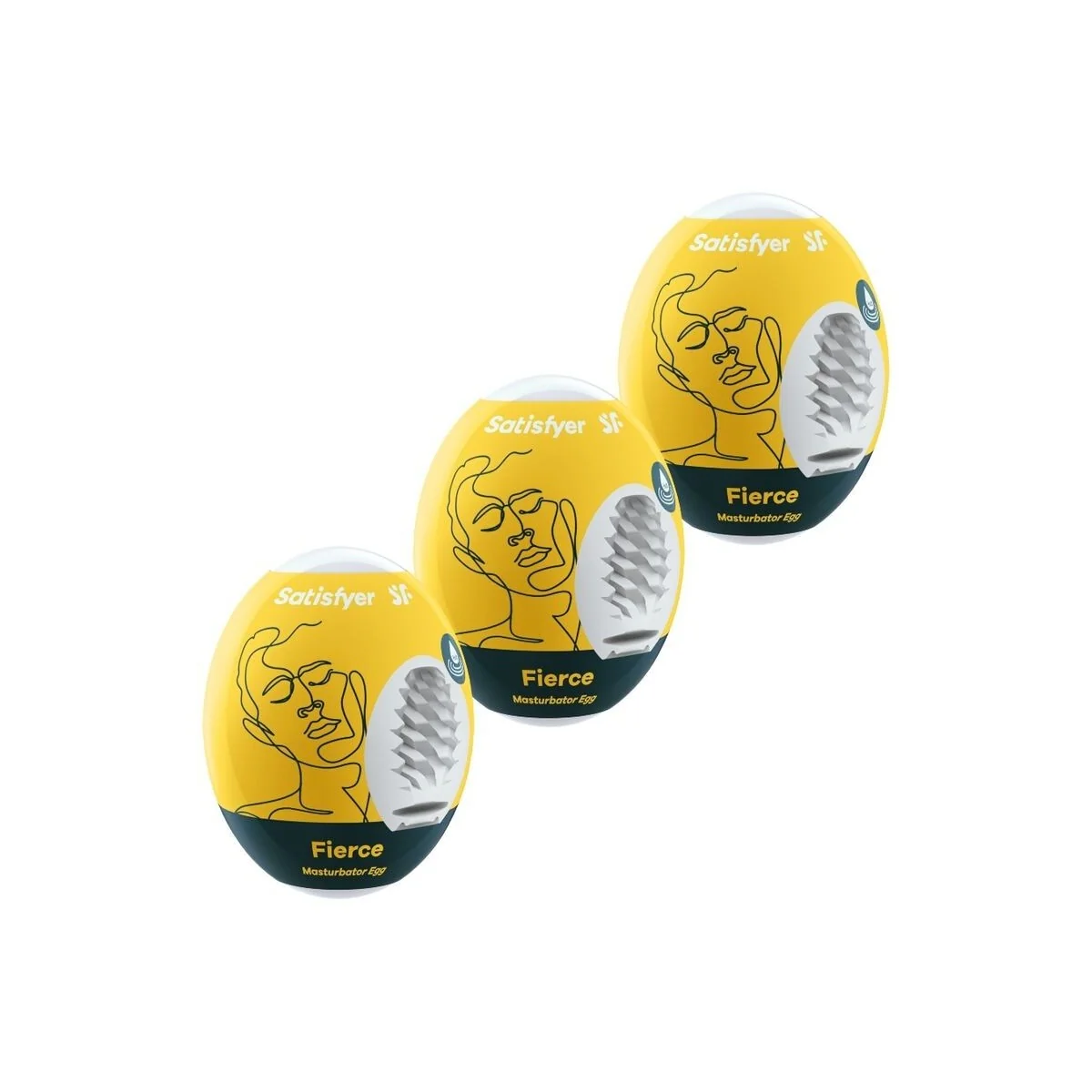 3 Masturbator Eier Fierce von Satisfyer Eggs kaufen | Fesselliebe