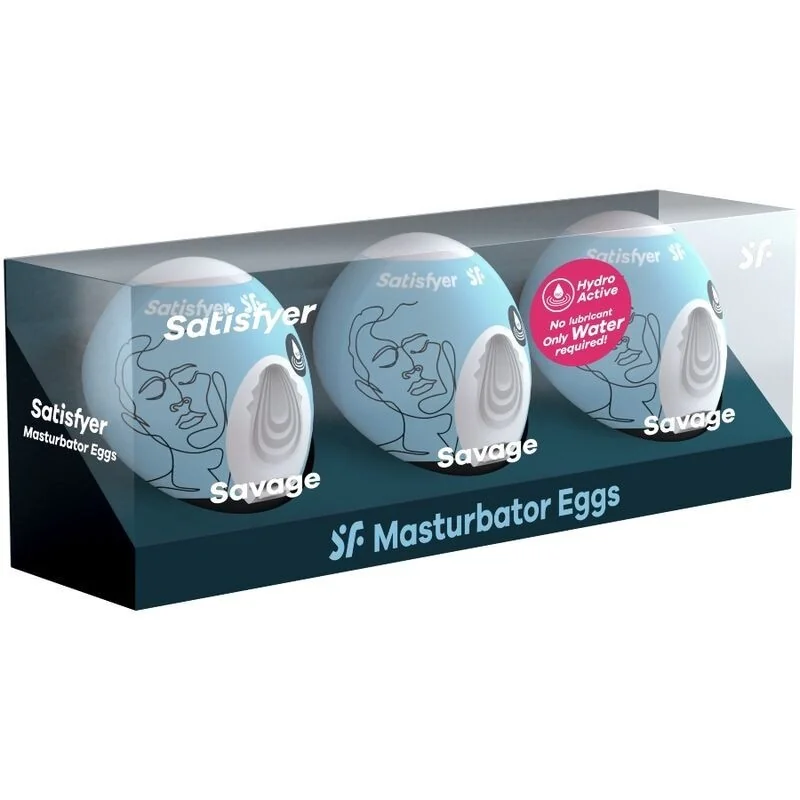 3 Masturbator Eier Savage von Satisfyer Eggs kaufen | Fesselliebe 2
