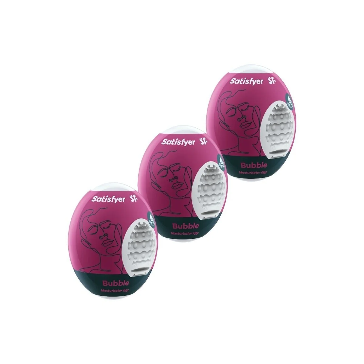 3 Masturbator Eier Bubble von Satisfyer Eggs kaufen | Fesselliebe