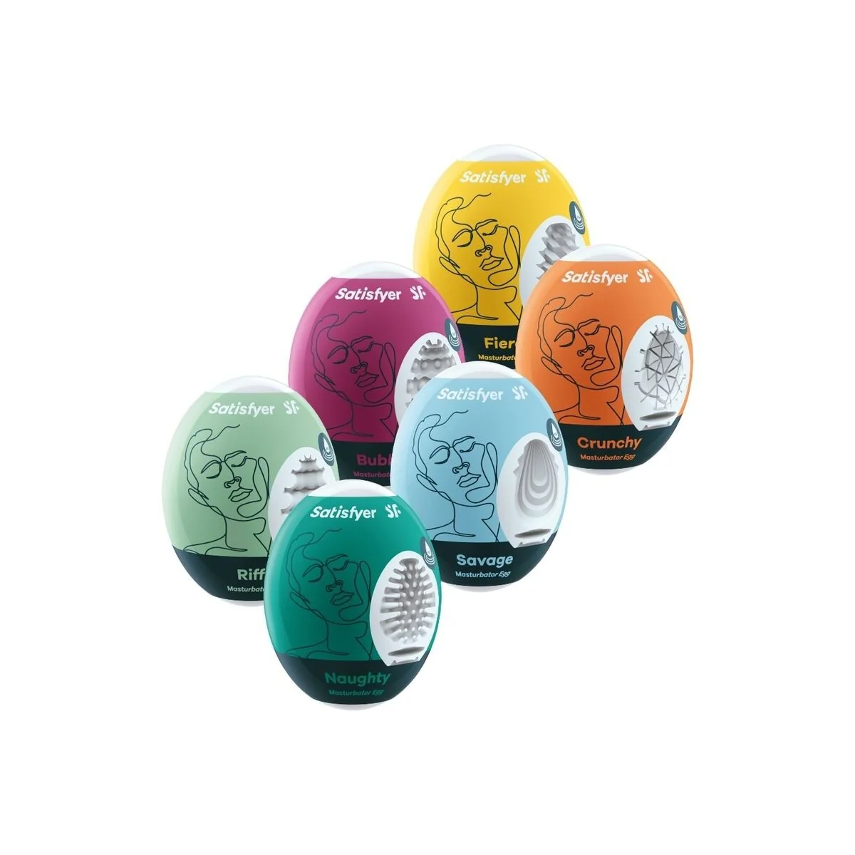 Masturbator Eier 6 Stück Set von Satisfyer Eggs kaufen | Fesselliebe