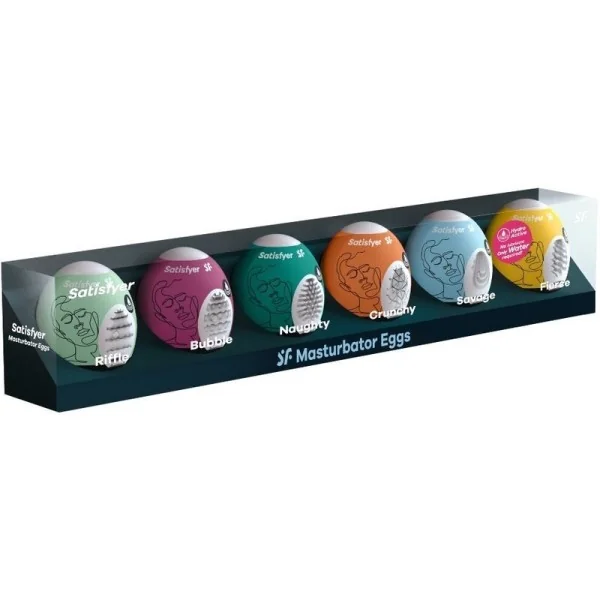 Masturbator Eier 6 Stück Set von Satisfyer Eggs kaufen | Fesselliebe