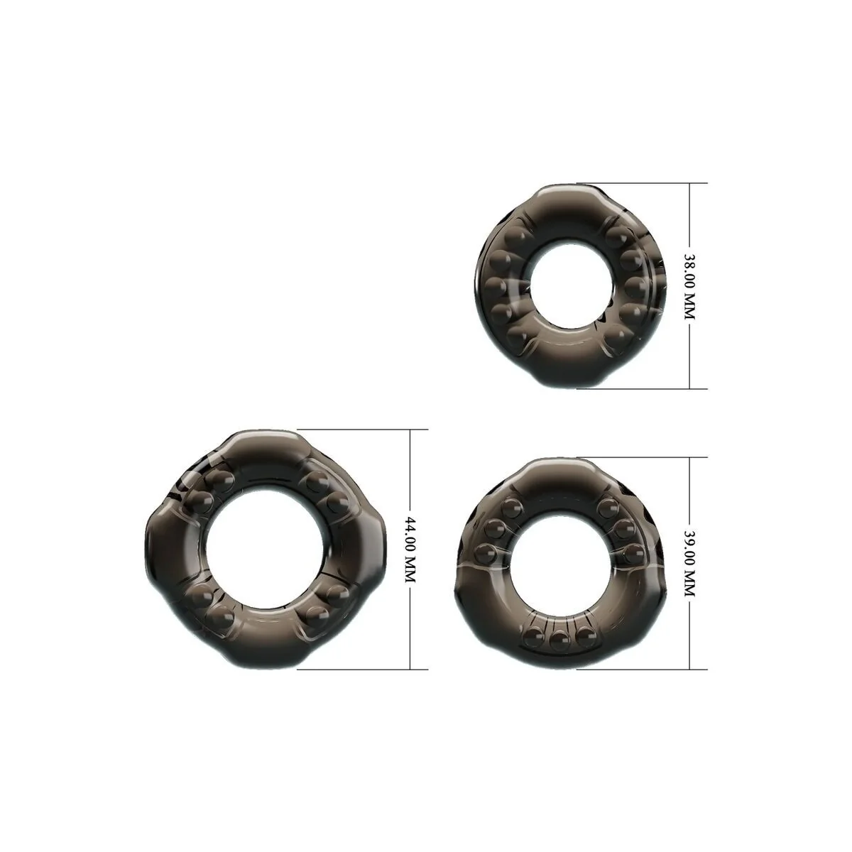 Cock Ringe Yvonne Set 3 Penisringe von Baile kaufen | Fesselliebe