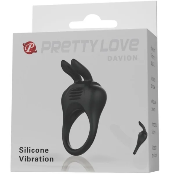 Davion Rabbit Vibratorring von Pretty Love kaufen | Fesselliebe