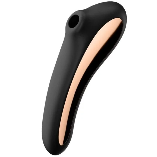Dual Kiss Air Pulse Vibrator Schwarz von Satisfyer Air Pulse kaufen | Fesselliebe
