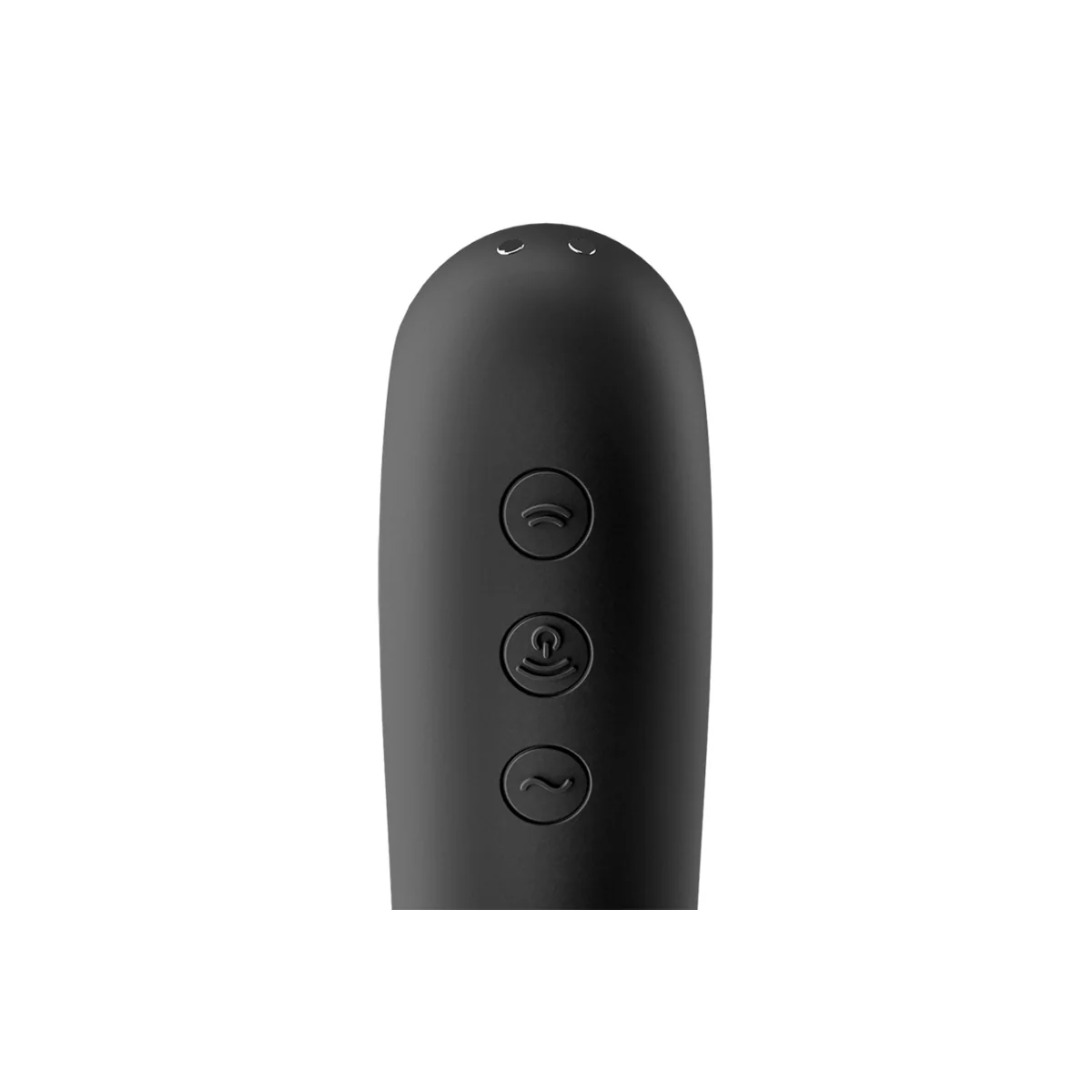 Dual Kiss Air Pulse Vibrator Schwarz von Satisfyer Air Pulse kaufen | Fesselliebe