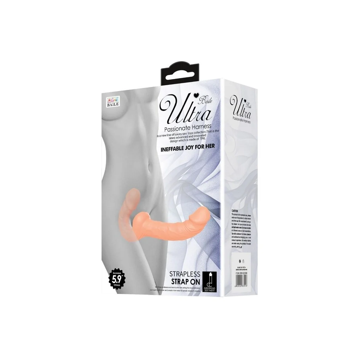 Ultra Leidenschaftlicher Gurtdildo mit Gurt ohne Unterstützung von Baile Harness Collection kaufen | Fesselliebe