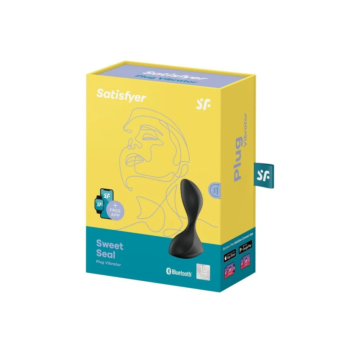 Sweet Seal Vibrierende Plugapp Schwarz von Satisfyer Connect kaufen | Fesselliebe