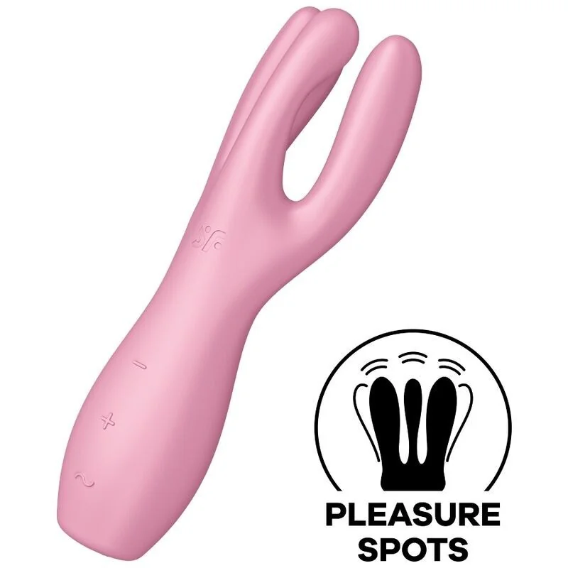 Threesome 3 Vibrator Rosa von Satisfyer Vibrator kaufen | Fesselliebe