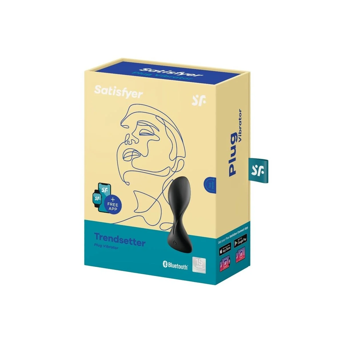 Trendsetter Vibrierende Plugapp Schwarz von Satisfyer Connect kaufen | Fesselliebe