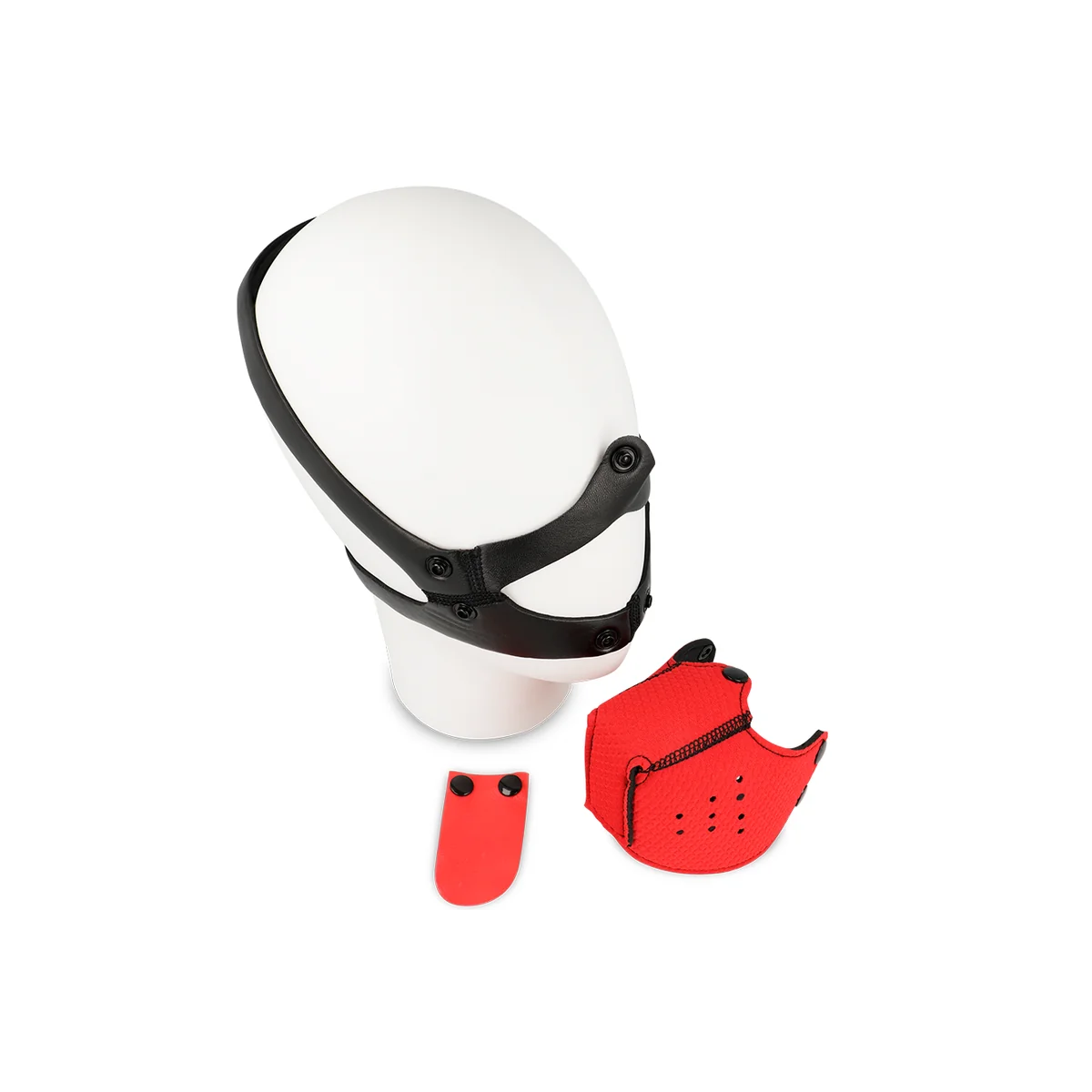 Hunde Maulkorb - Rot von Ohmama Fetish kaufen | Fesselliebe