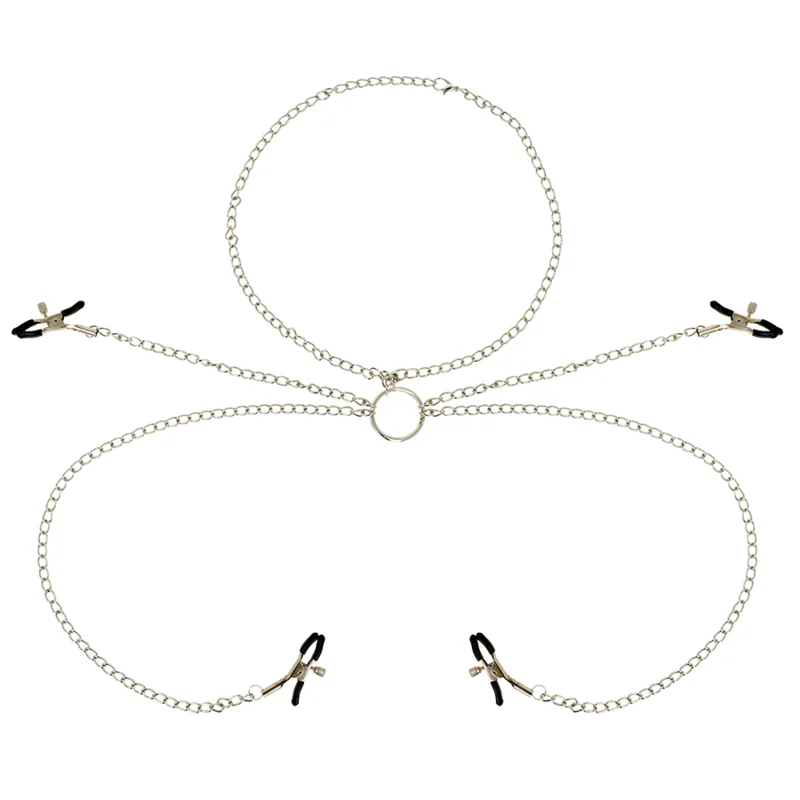 Nippelklemmen mit Kette von Ohmama Fetish kaufen | Fesselliebe