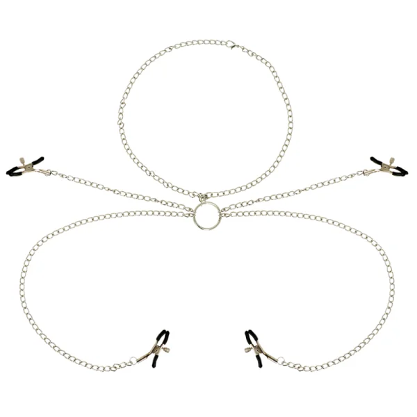 Nippelklemmen mit Kette von Ohmama Fetish kaufen | Fesselliebe