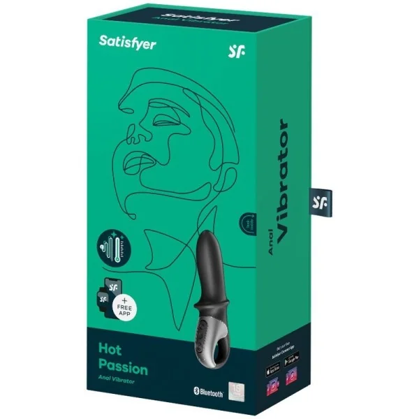 Hot Passion Anal Vibrator App Schwarz von Satisfyer Connect kaufen | Fesselliebe