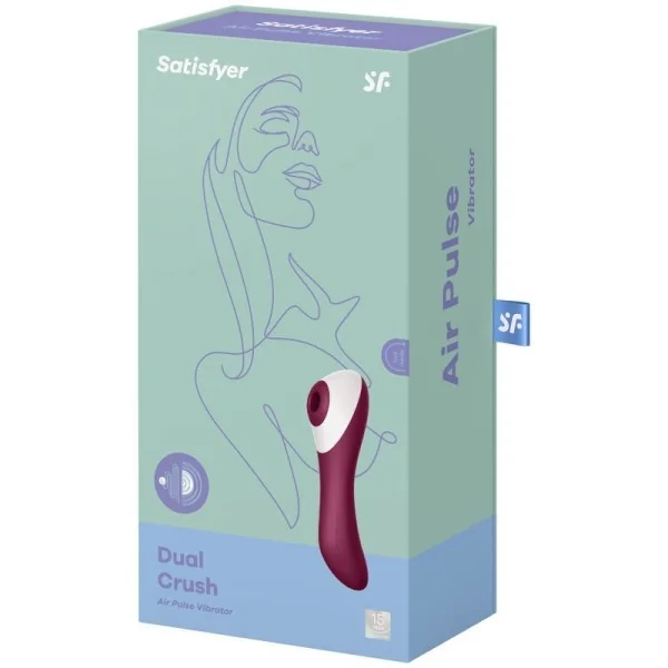 Dual Crush Air Pulse Vibrator von Satisfyer Air Pulse kaufen | Fesselliebe