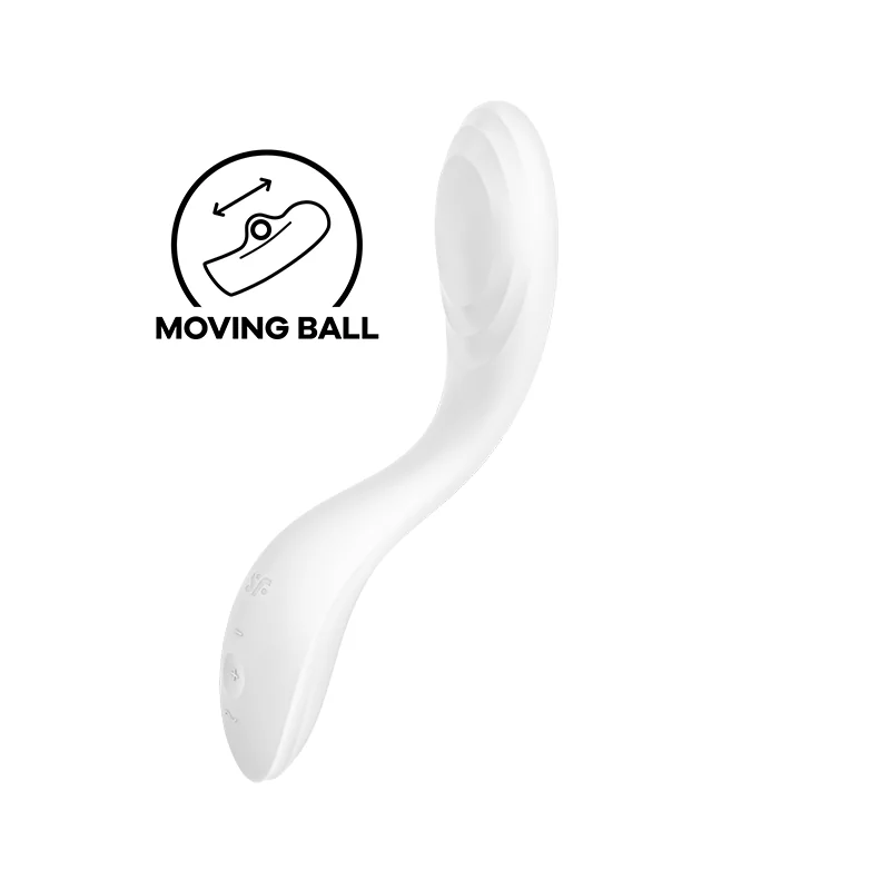 Rrrolling Pleasure Gspot Vibrator Weiss von Satisfyer Vibrator kaufen | Fesselliebe
