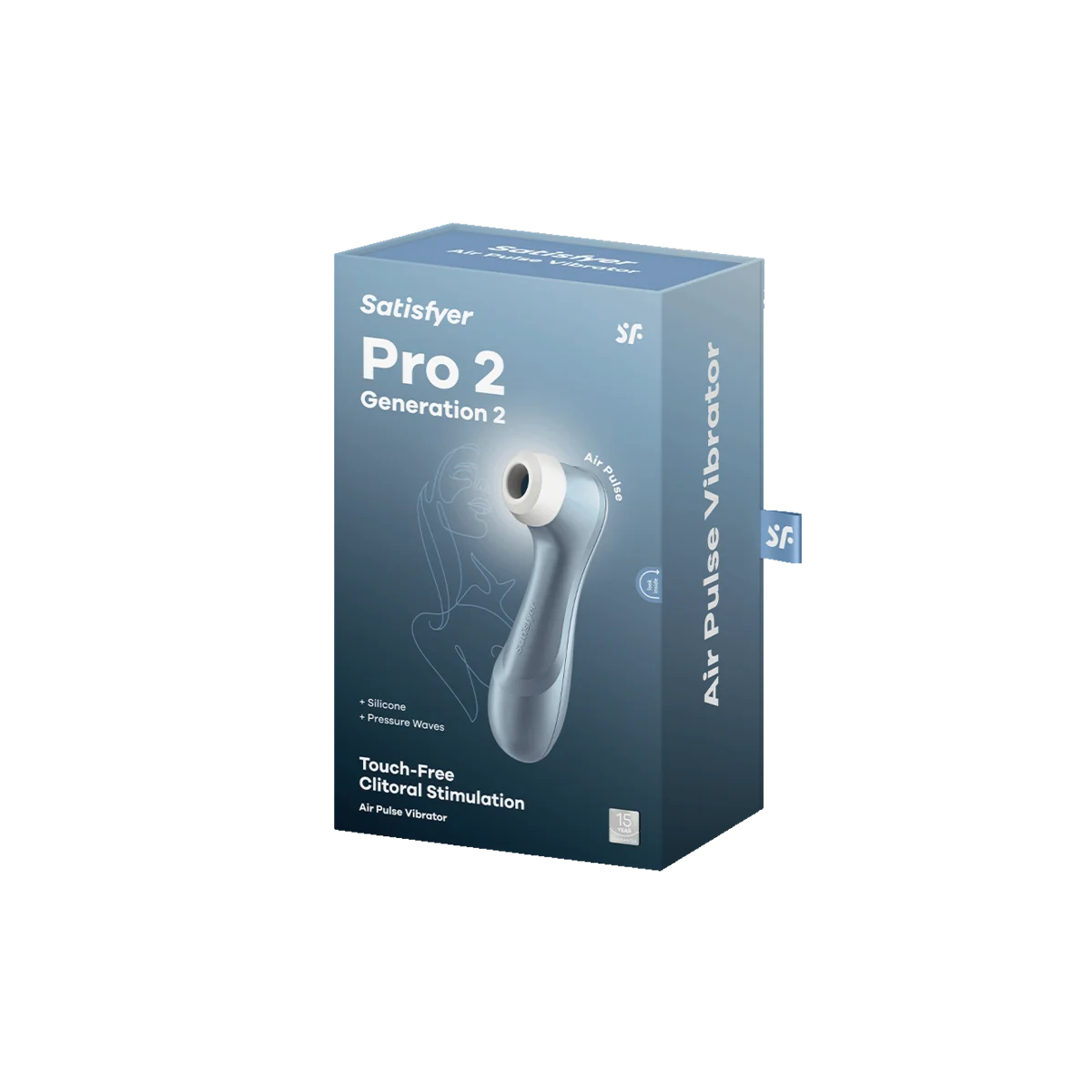 Pro 2 Luftpulsstimulator Blau von Satisfyer Air Pulse kaufen | Fesselliebe