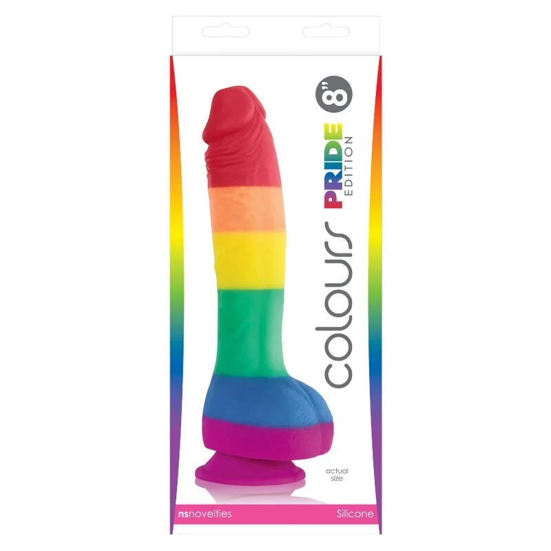 Lgbt Flag Dildo 19 cm von Pride kaufen | Fesselliebe 2