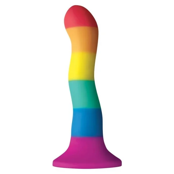 Lgbt Flagge Dildo Welle 17 cm von Pride kaufen | Fesselliebe