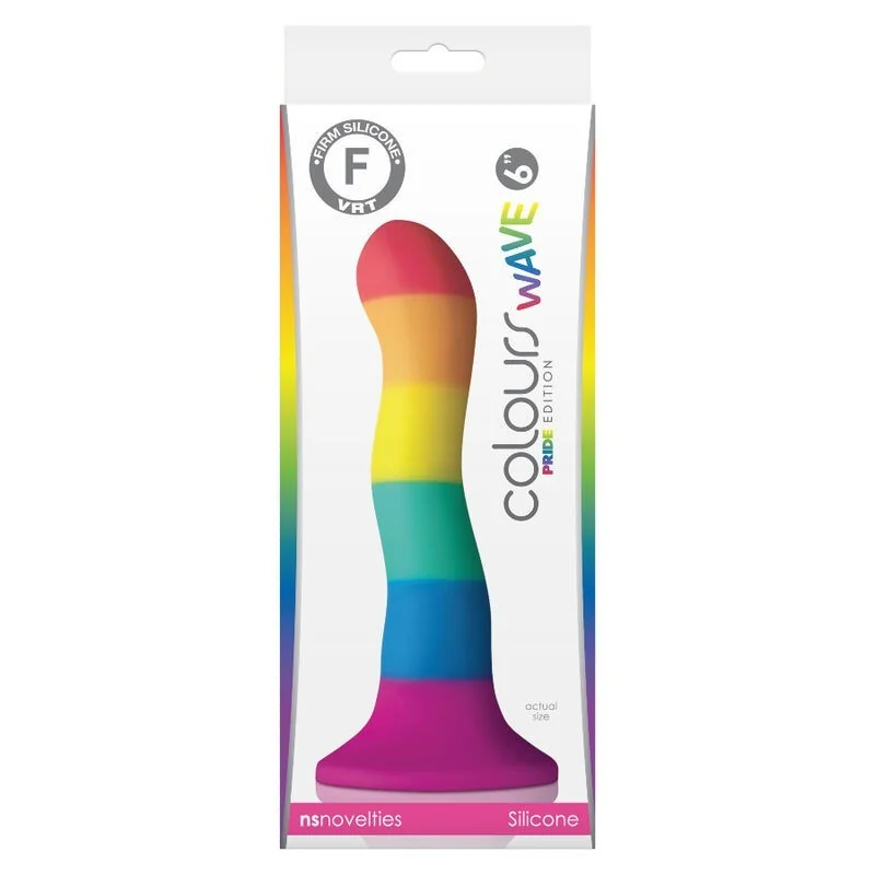 Lgbt Flagge Dildo Welle 17 cm von Pride kaufen | Fesselliebe 2
