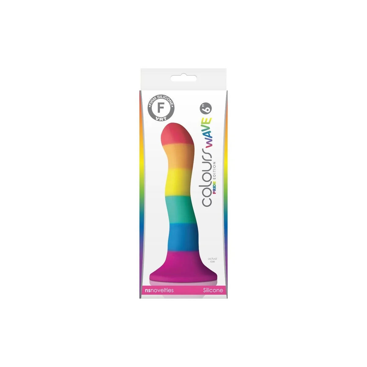 Lgbt Flagge Dildo Welle 17 cm von Pride kaufen | Fesselliebe