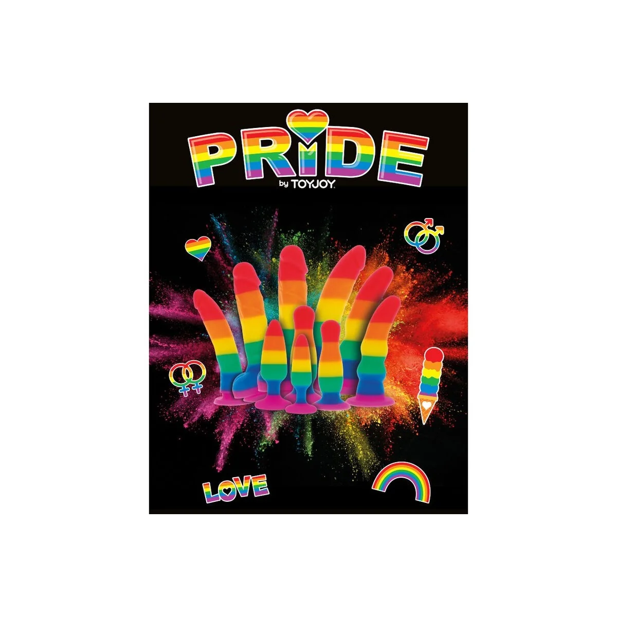 Lgbt Flag Stecker Twink 8,5 cm von Pride kaufen | Fesselliebe