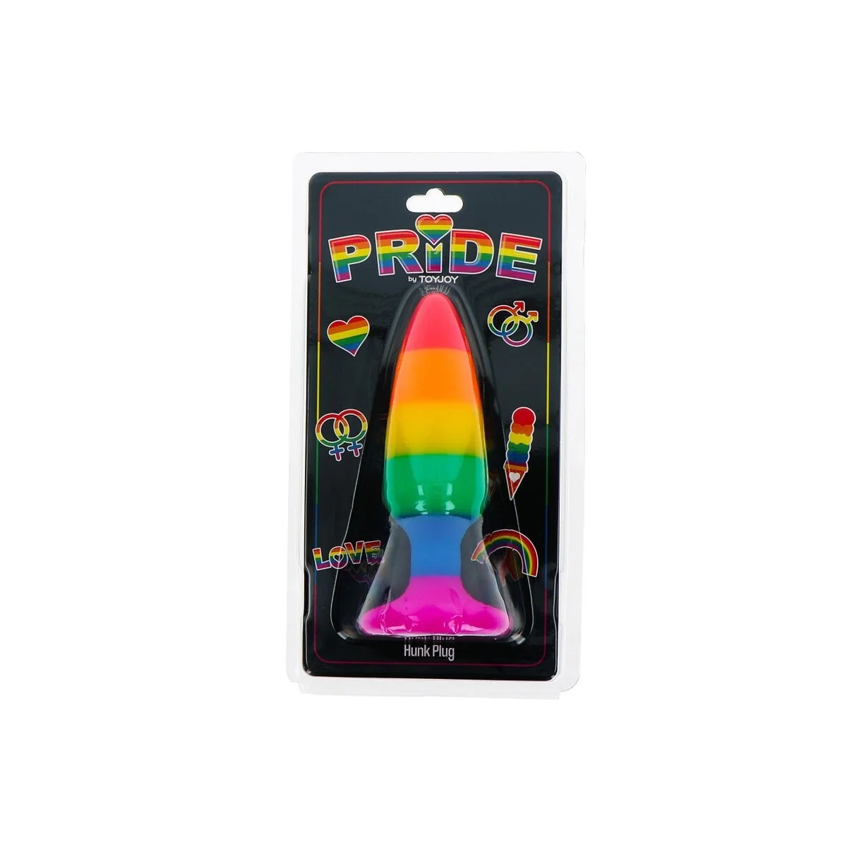 Lgbt Flag Plug Hunk 10,5 cm von Pride kaufen | Fesselliebe