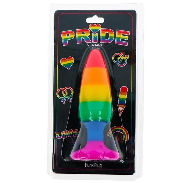 Lgbt Flag Plug Hunk 10,5 cm von Pride kaufen | Fesselliebe
