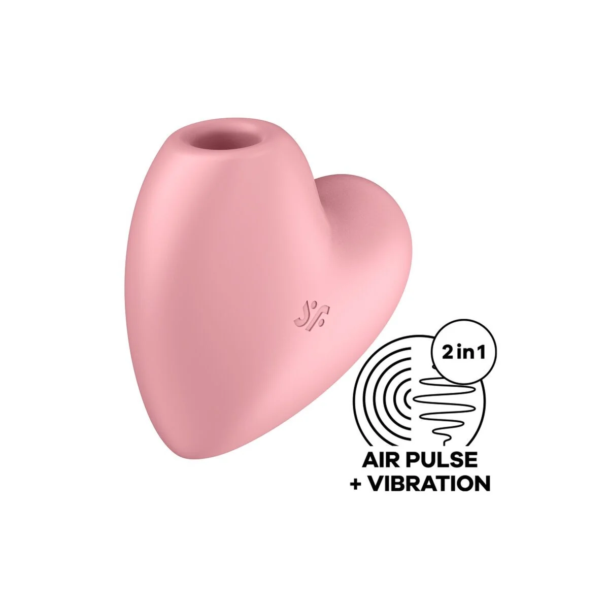 Cutie Heart Air Pulse Stimulator & Vibrator Rosa von Satisfyer Air Pulse kaufen | Fesselliebe