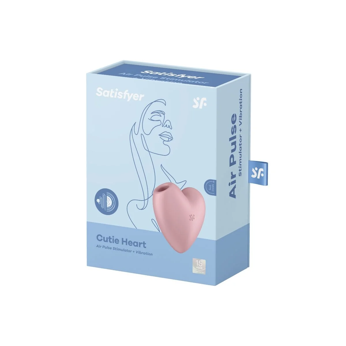 Cutie Heart Air Pulse Stimulator & Vibrator Rosa von Satisfyer Air Pulse kaufen | Fesselliebe
