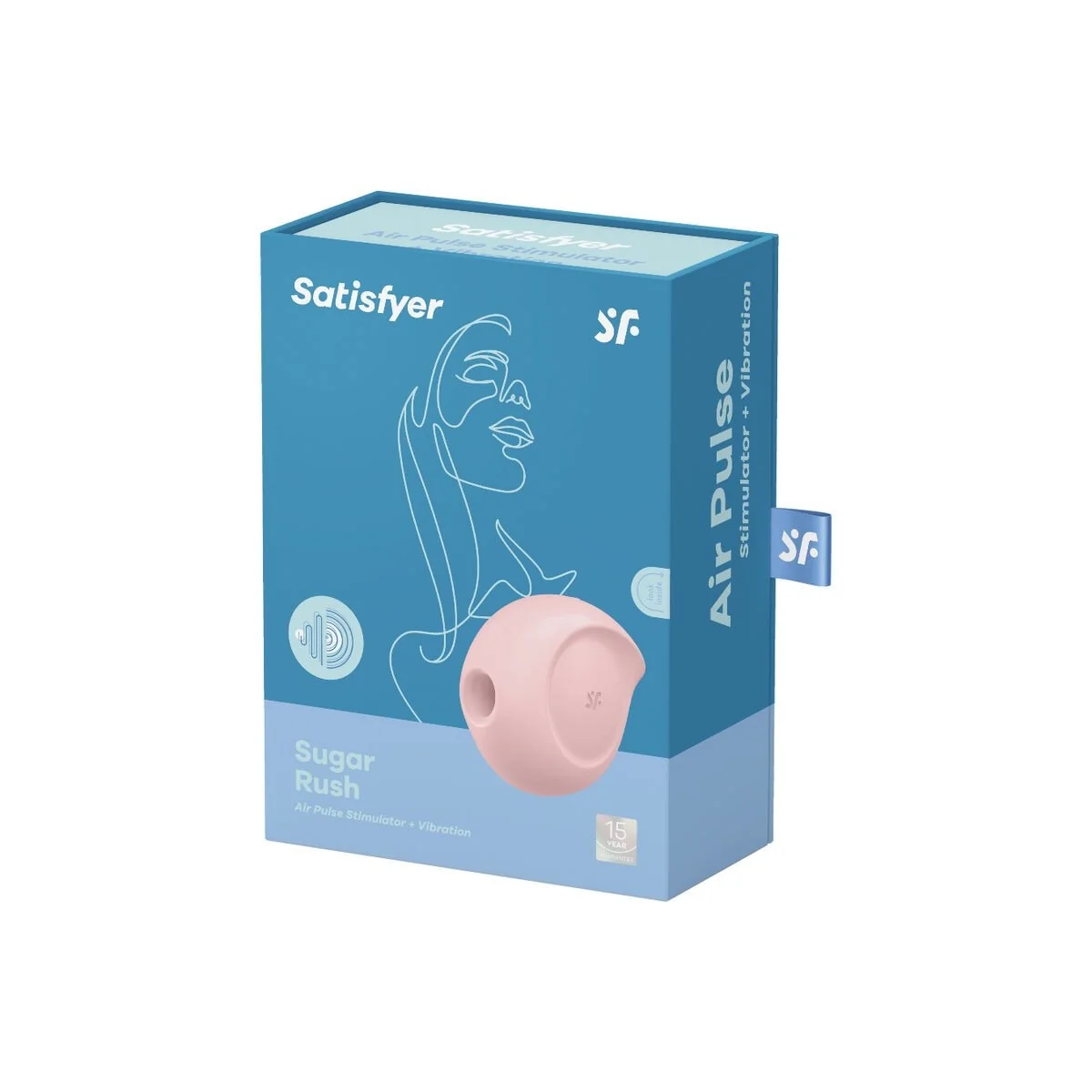 Sugar Rush Air Pulse Stimulator & Vibrator Rosa von Satisfyer Air Pulse kaufen | Fesselliebe