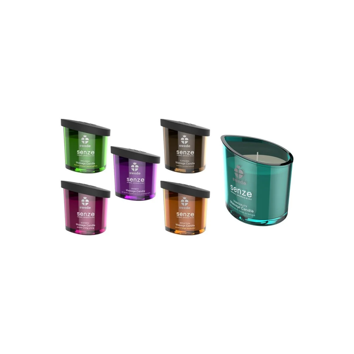 Senze Tranquillity Massagekerze - Spearmint, Rose, Orange von Swede kaufen | Fesselliebe