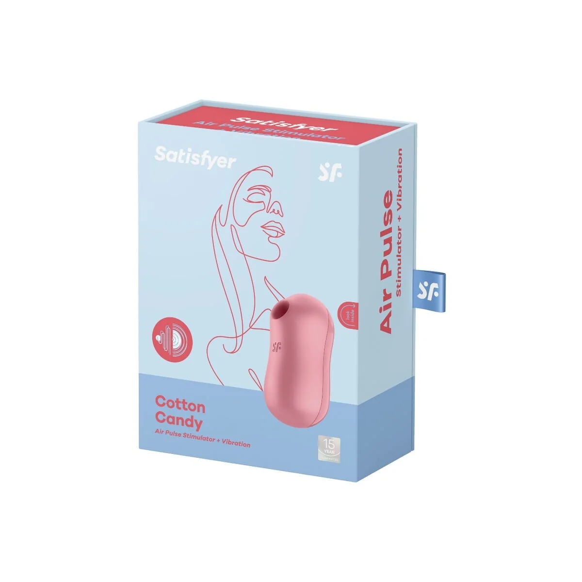 Cotton Candy Air Pulse Stimulator & Vibrator Rosa von Satisfyer Air Pulse kaufen | Fesselliebe