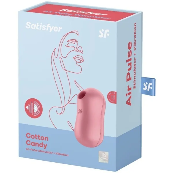 Cotton Candy Air Pulse Stimulator & Vibrator Rosa von Satisfyer Air Pulse kaufen | Fesselliebe