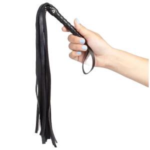 Schwarze Bondage-Peitsche Bdsm-Kollektion von Secretplay 100% Fetish kaufen | Fesselliebe