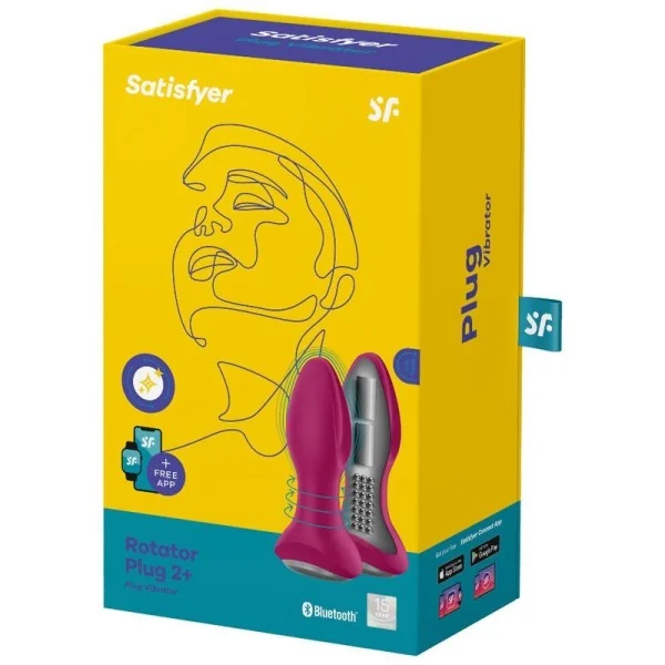 Rotator Plug 2+ Vibrierende Plugapp Rot von Satisfyer Connect kaufen | Fesselliebe