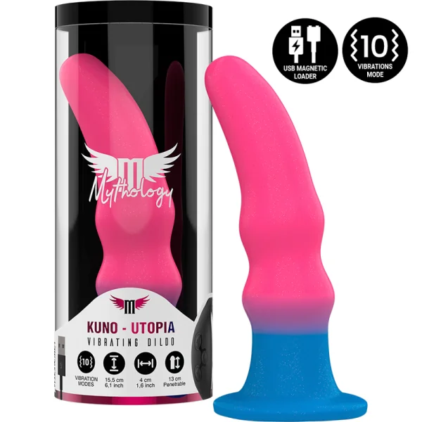 Kuno Utopia Dildo M - Vibrator Kompatibel mit Watchme Wireless Technology von Mythology Fantasy Dildo kaufen | Fesselliebe