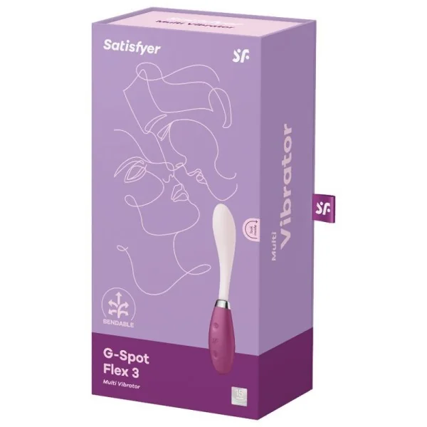 G-Spot Flex 3 Multi Vibrator Rot von Satisfyer Vibrator kaufen | Fesselliebe