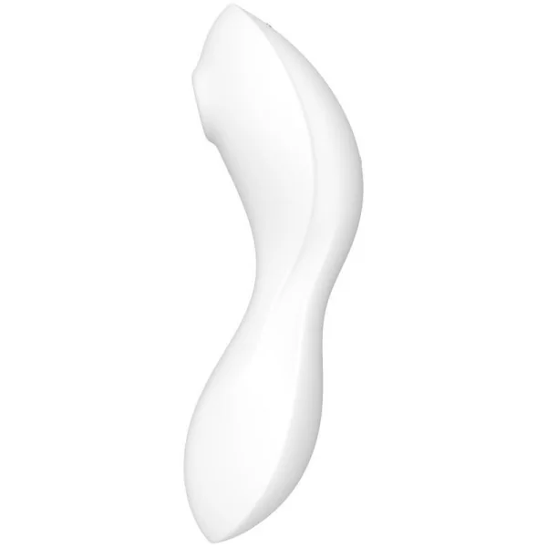 Curvy Trinity 5 Air Pulse Stimulator & Vibrator App Weiss von Satisfyer Connect kaufen | Fesselliebe