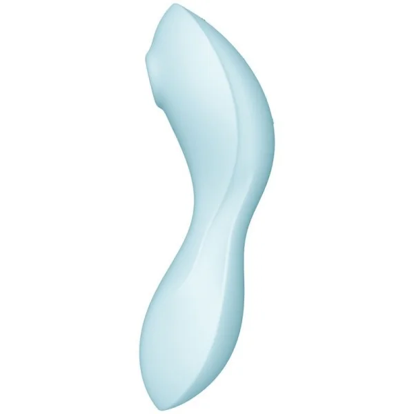 Curvy Trinity 5 Air Pulse Stimulator & Vibrator App Blau von Satisfyer Connect kaufen | Fesselliebe