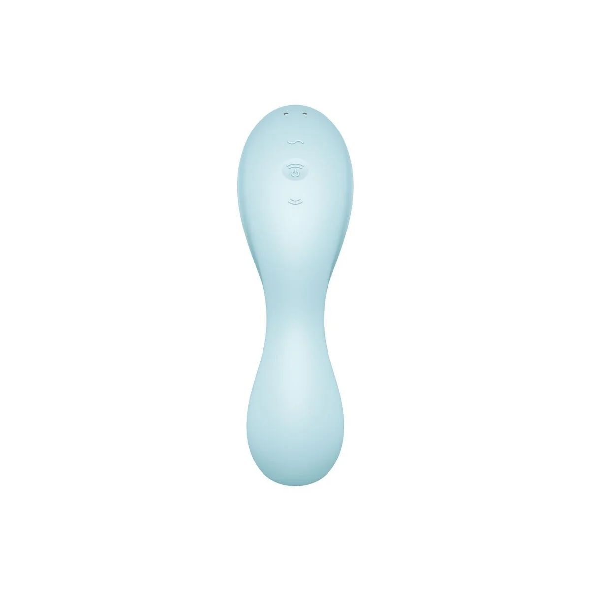 Curvy Trinity 5 Air Pulse Stimulator & Vibrator App Blau von Satisfyer Connect kaufen | Fesselliebe
