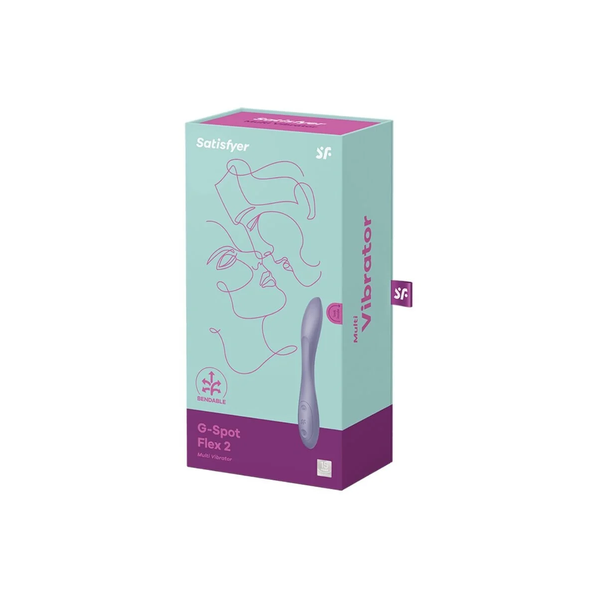 G-Spot Flex 2 Multi Vibrator Lila von Satisfyer Vibrator kaufen | Fesselliebe