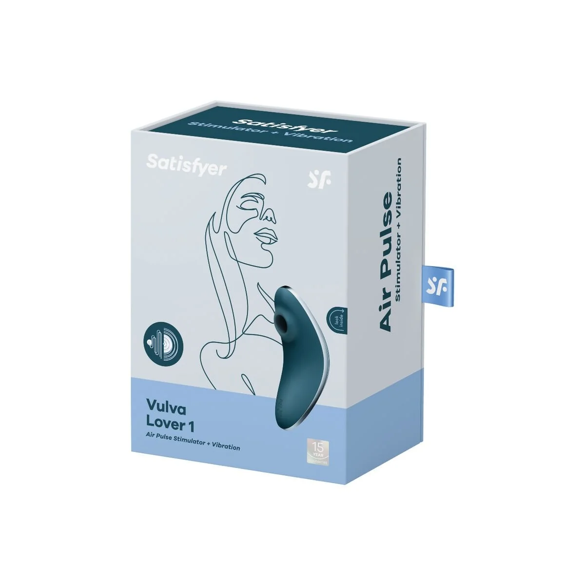 Vulva Lover 1 Luftpulsstimulator & Vibrator Blau von Satisfyer Air Pulse kaufen | Fesselliebe