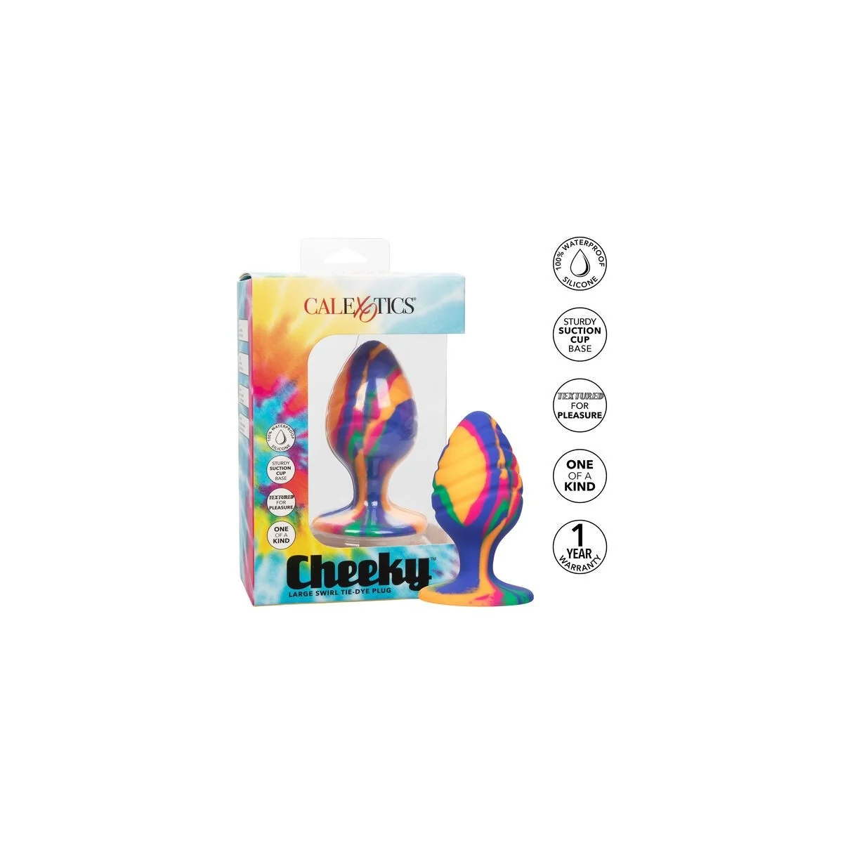 Cheeky Largue Swirl Plug Anal von Calexotics kaufen | Fesselliebe