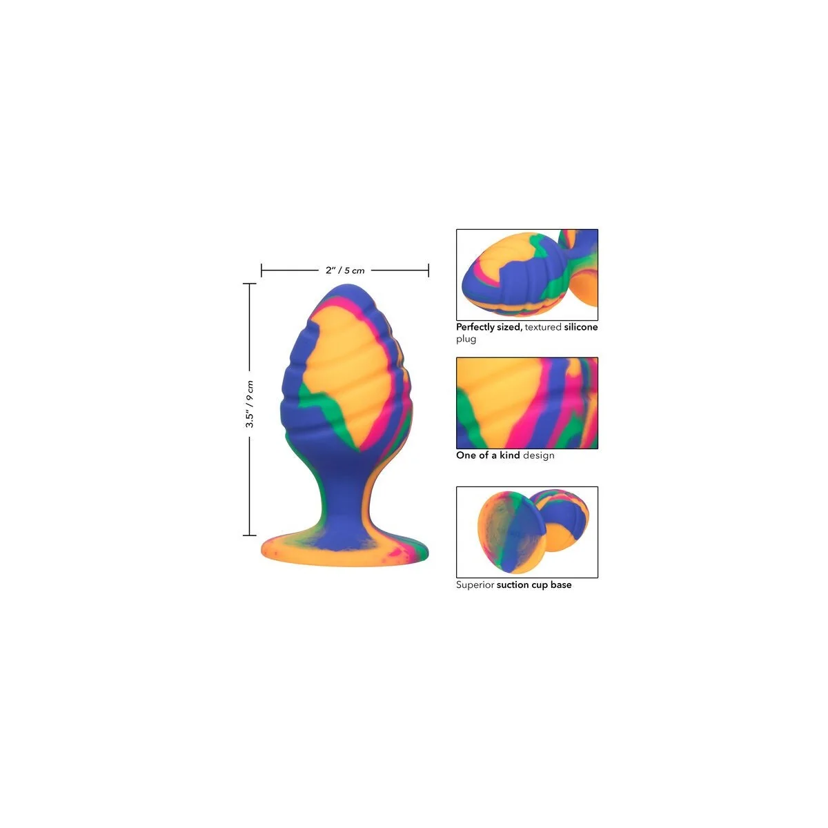 Cheeky Largue Swirl Plug Anal von Calexotics kaufen | Fesselliebe