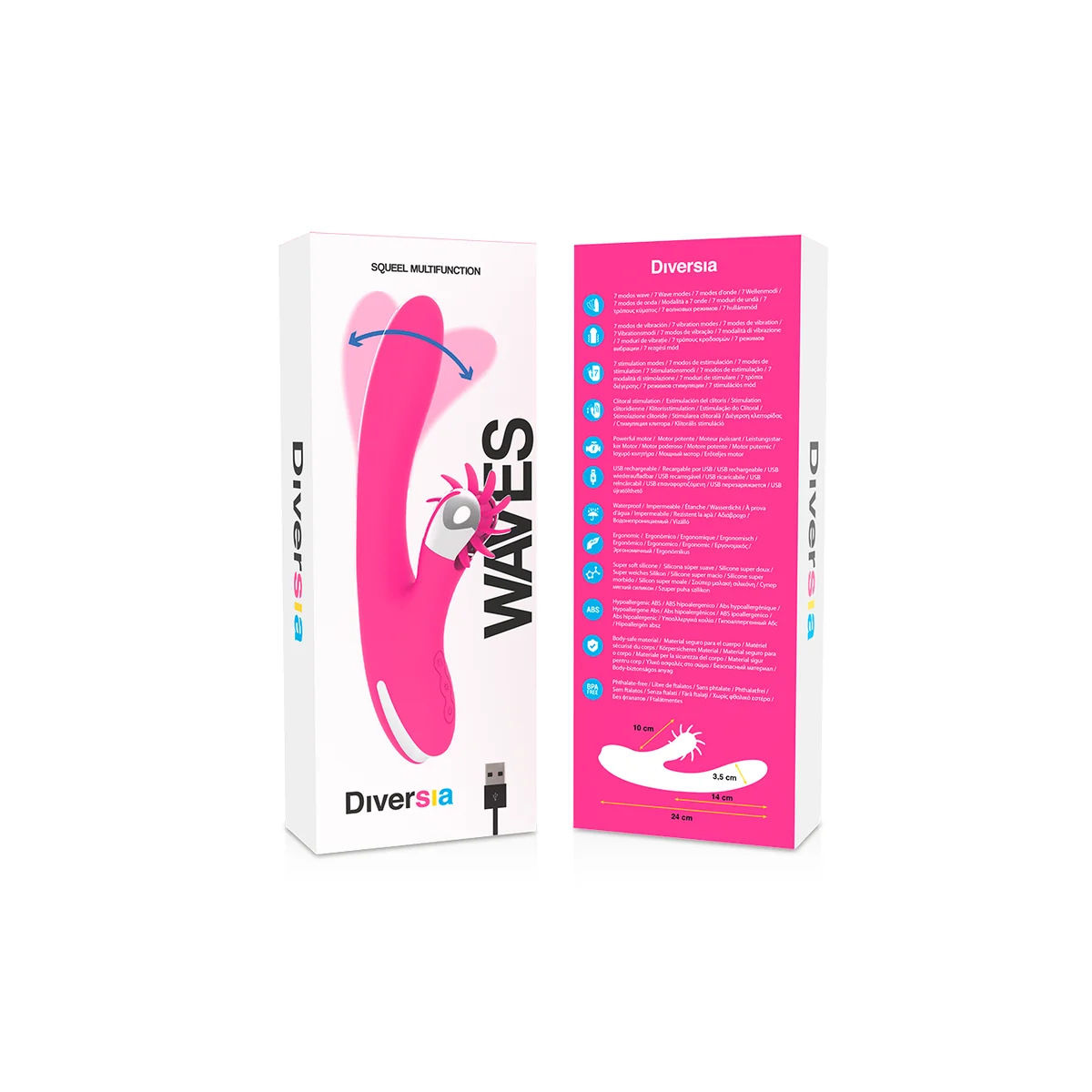 Hasenwellen 24 cm von Diversia kaufen | Fesselliebe