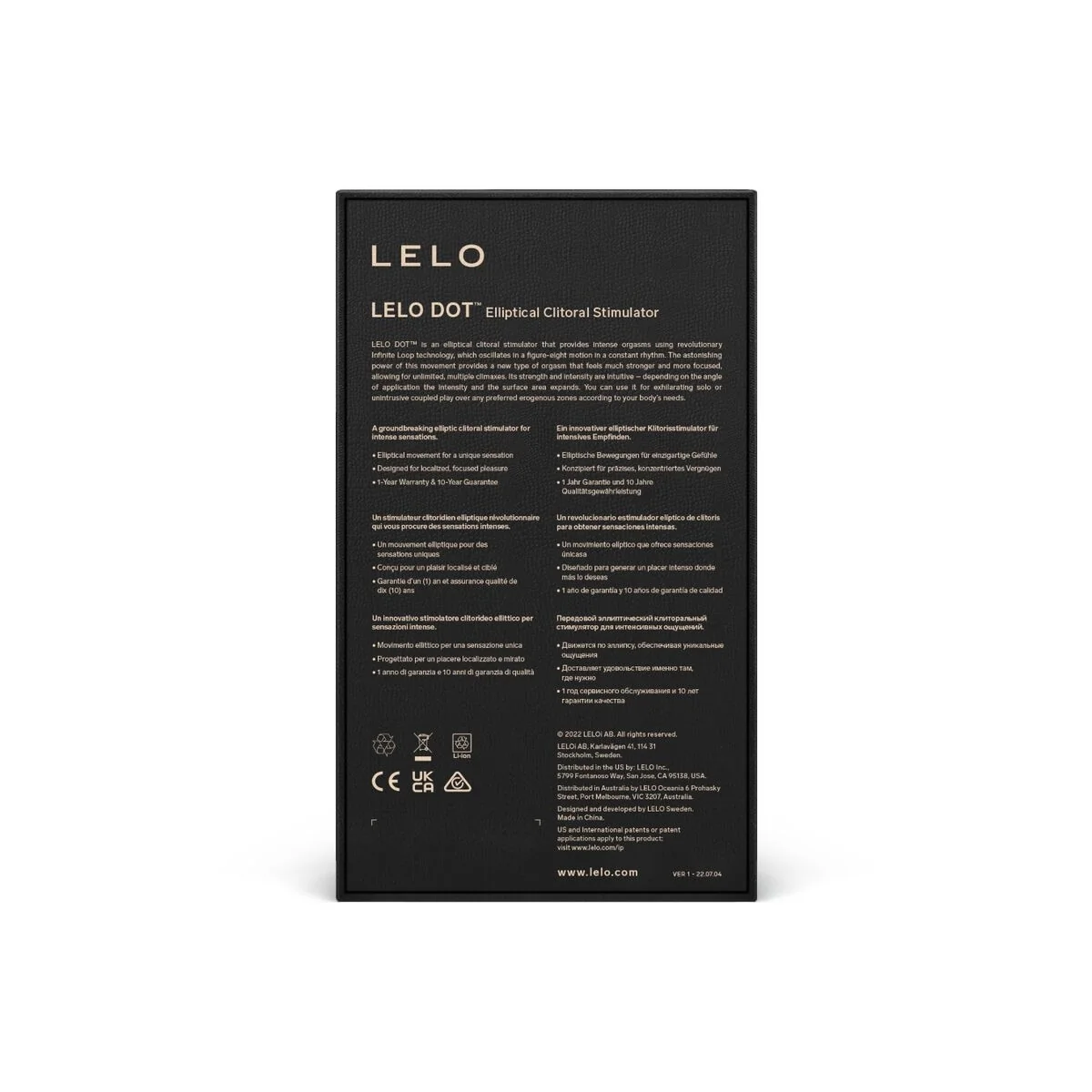 Dot Klitoristimulator - Lila von Lelo kaufen | Fesselliebe