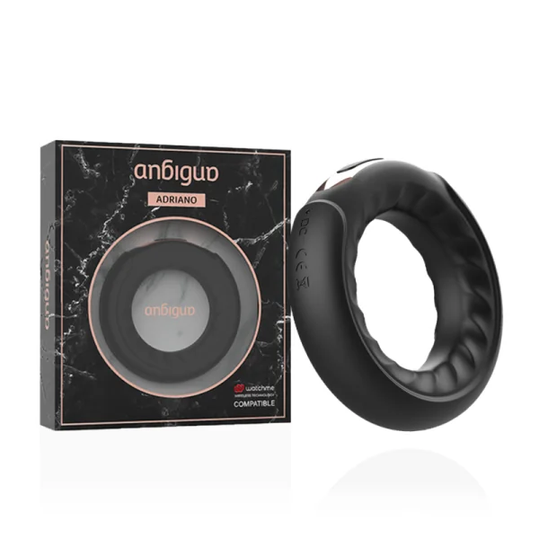 Vibrationsring Adriano, Kompatibel mit der Wireless-Technologie von Watchme von Anbiguo kaufen | Fesselliebe