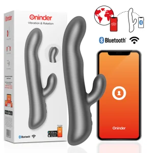 Oslo Vibration & Rotation Schwarz - mit kostenloser App von Oninder kaufen | Fesselliebe